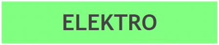 Grünes Banner mit der Aufschrift ELEKTRO